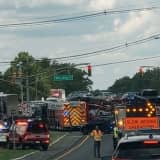 One Dead, 2 More Hurt As Car Carrier Runs Red Light, Hits Van At Hunterdon County Intersection