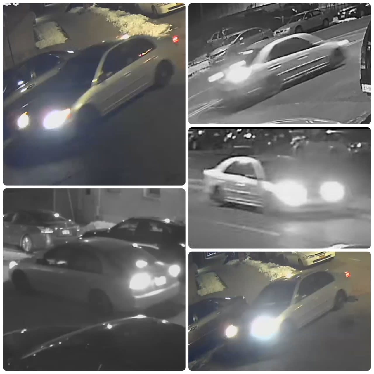 Police in Yonkers are attempting to track down the driver of this gray sedan.