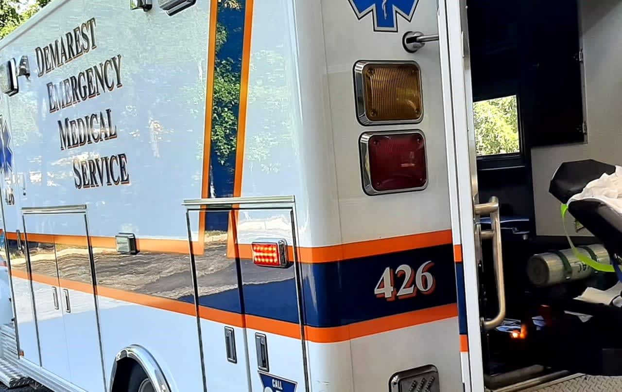 Members of the Demarest Volunteer Ambulance Corps took her to Hackensack University Medical Center.