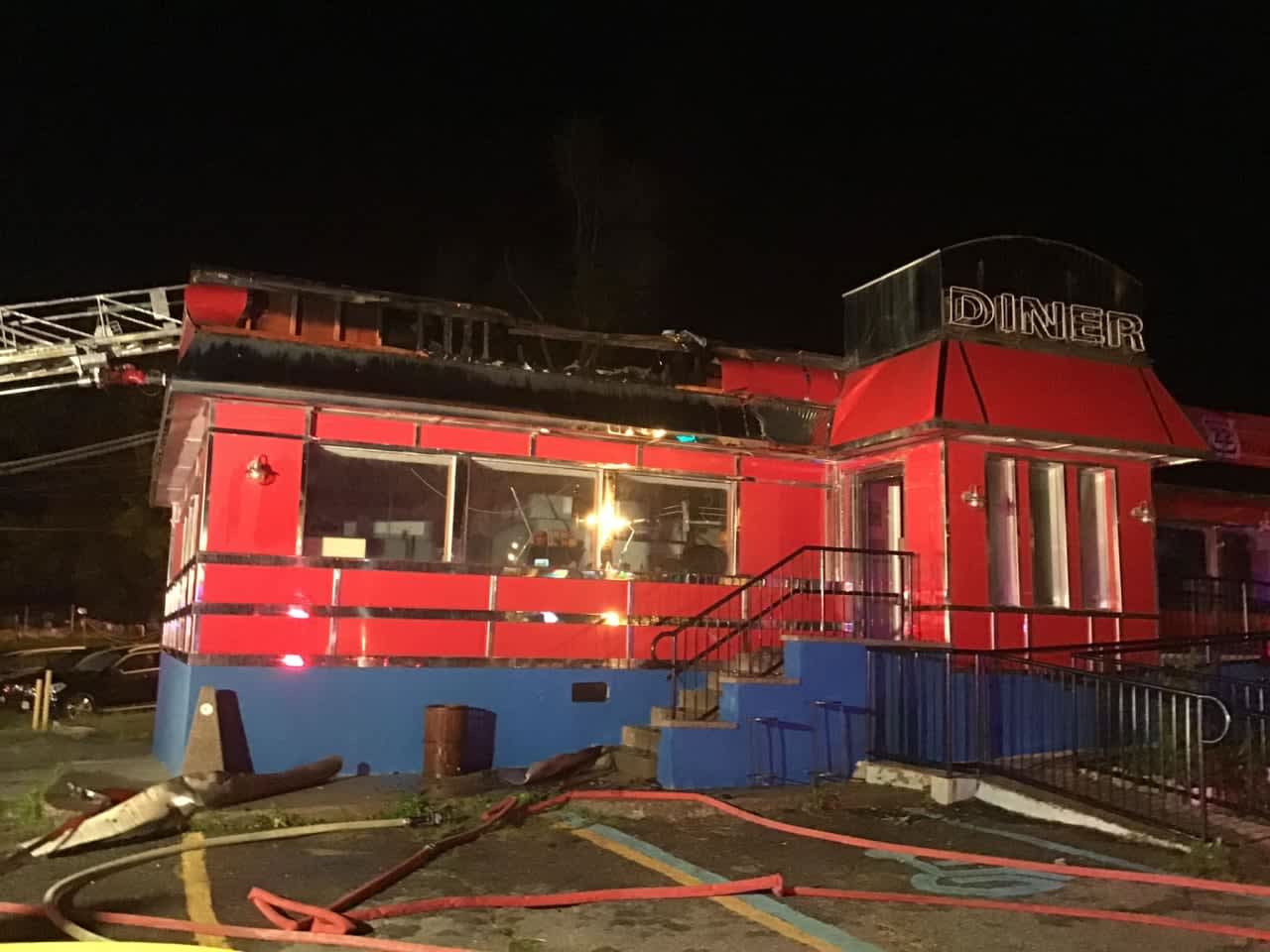 A new diner in Warren County went up in flames just hours before it was scheduled to have its soft opening, leaving the owner heartbroken and desperate to rebuild.