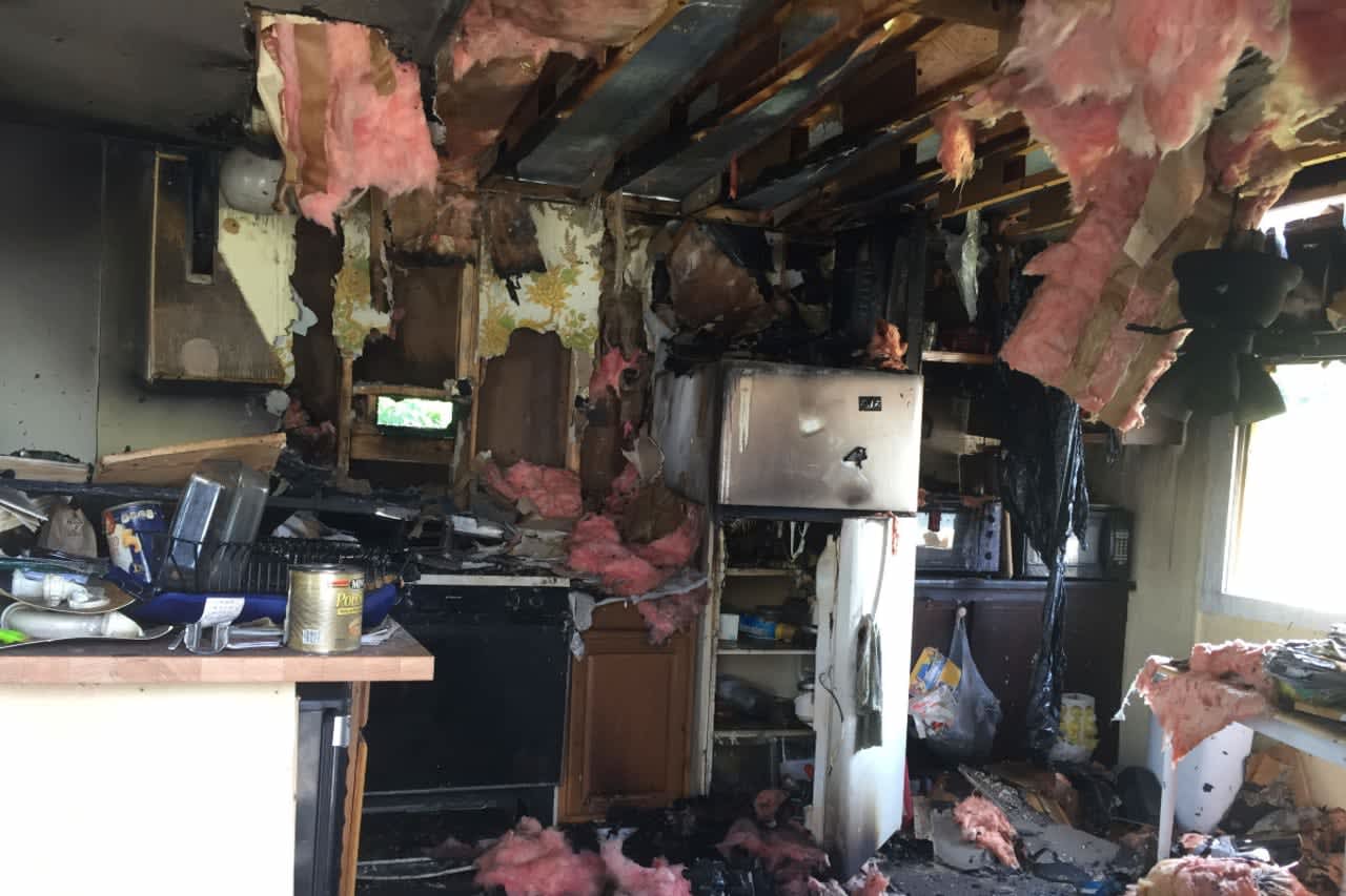 A woman lost her home when a  house fire broke out in Wappingers Falls.