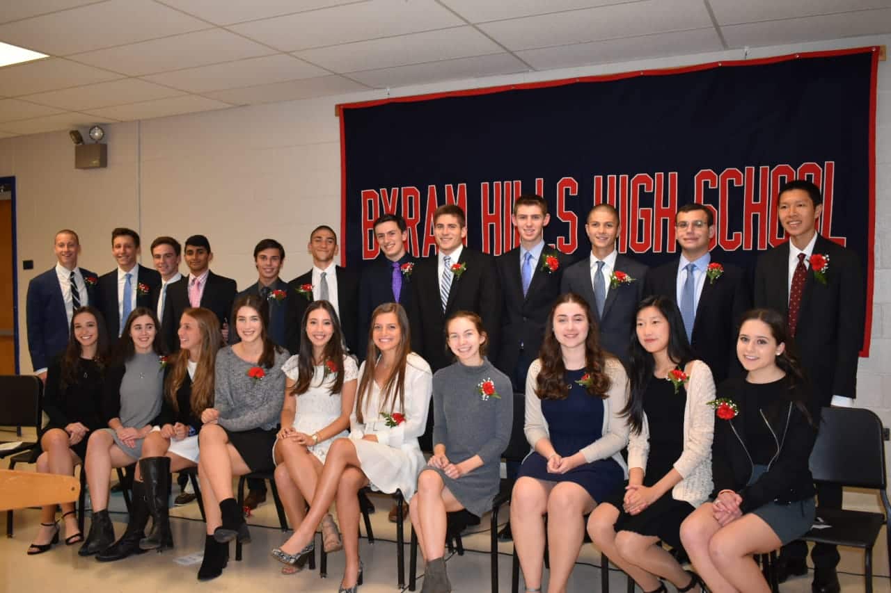 Byram Hills students were inducted into the Cum Laude Society.