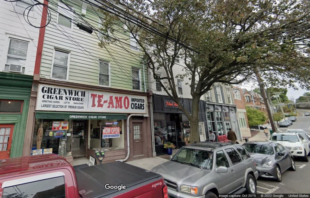 Greenwich Cigar & Stationary, located at 91 Railroad Ave. in Greenwich