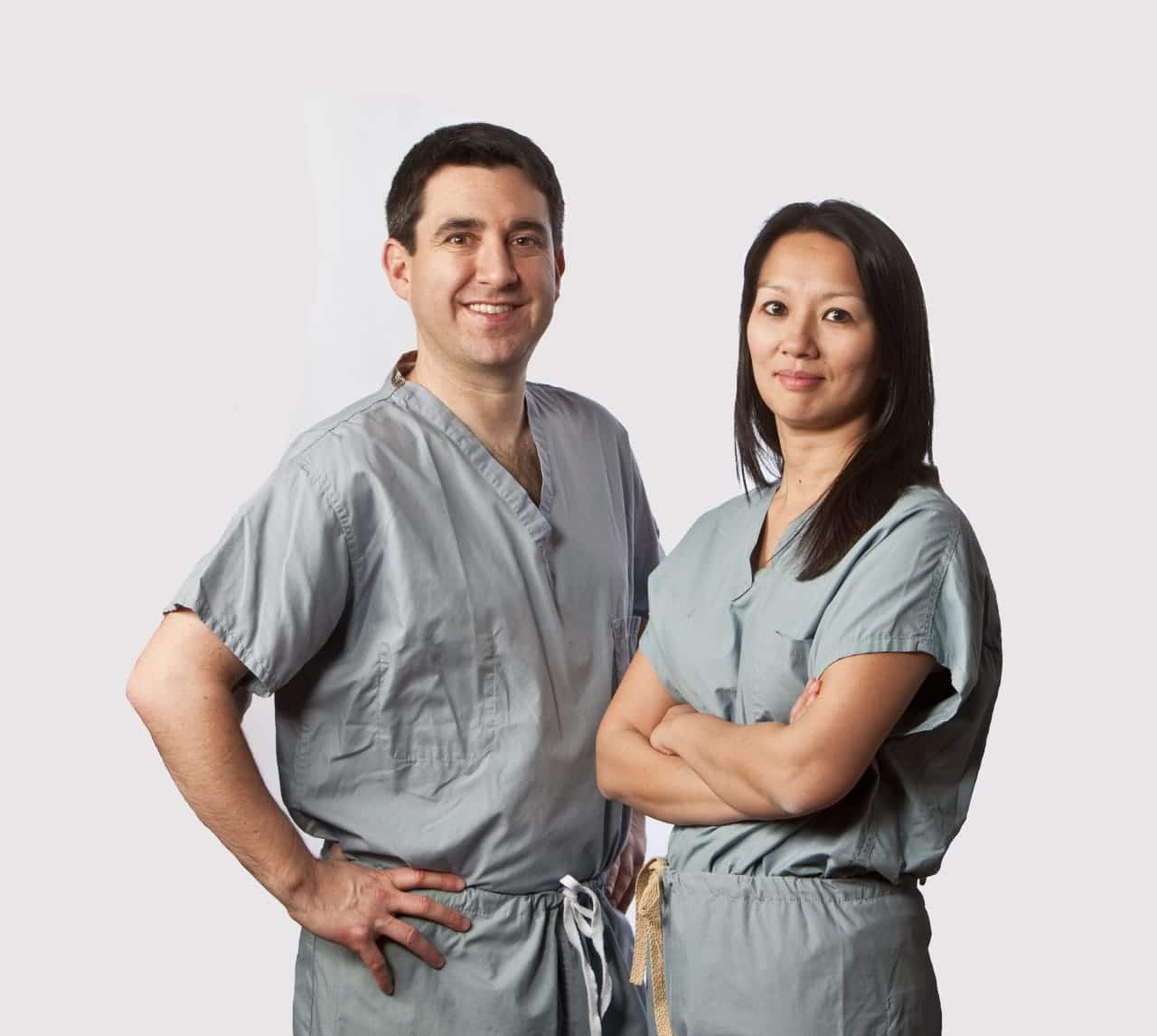 Dr. Todd Weiser and Dr. Cynthia Chin of White Plains Hospital.