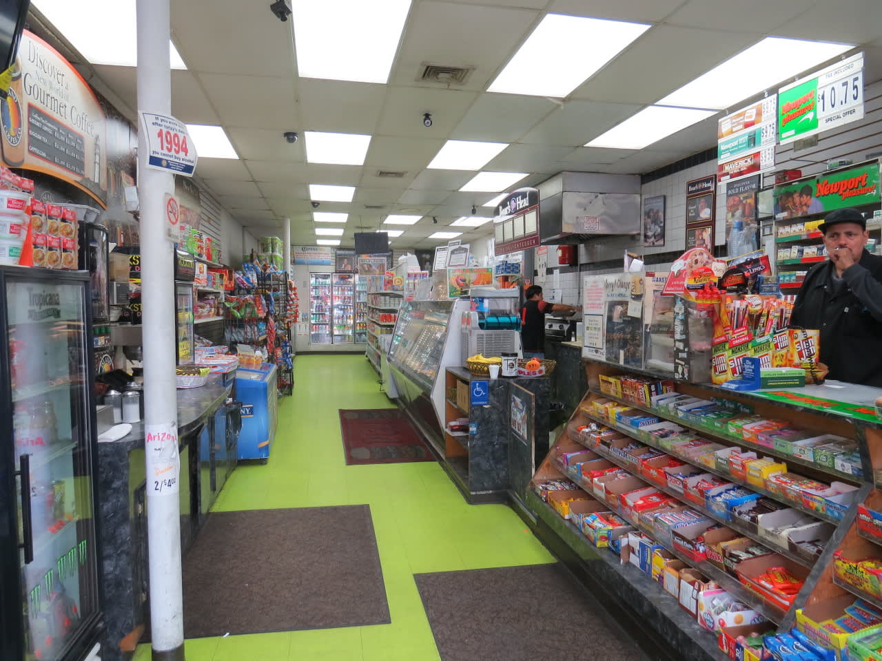 The owner of New Roc Deli in New Rochelle sold a winning Powerball ticket from Saturday's drawing.