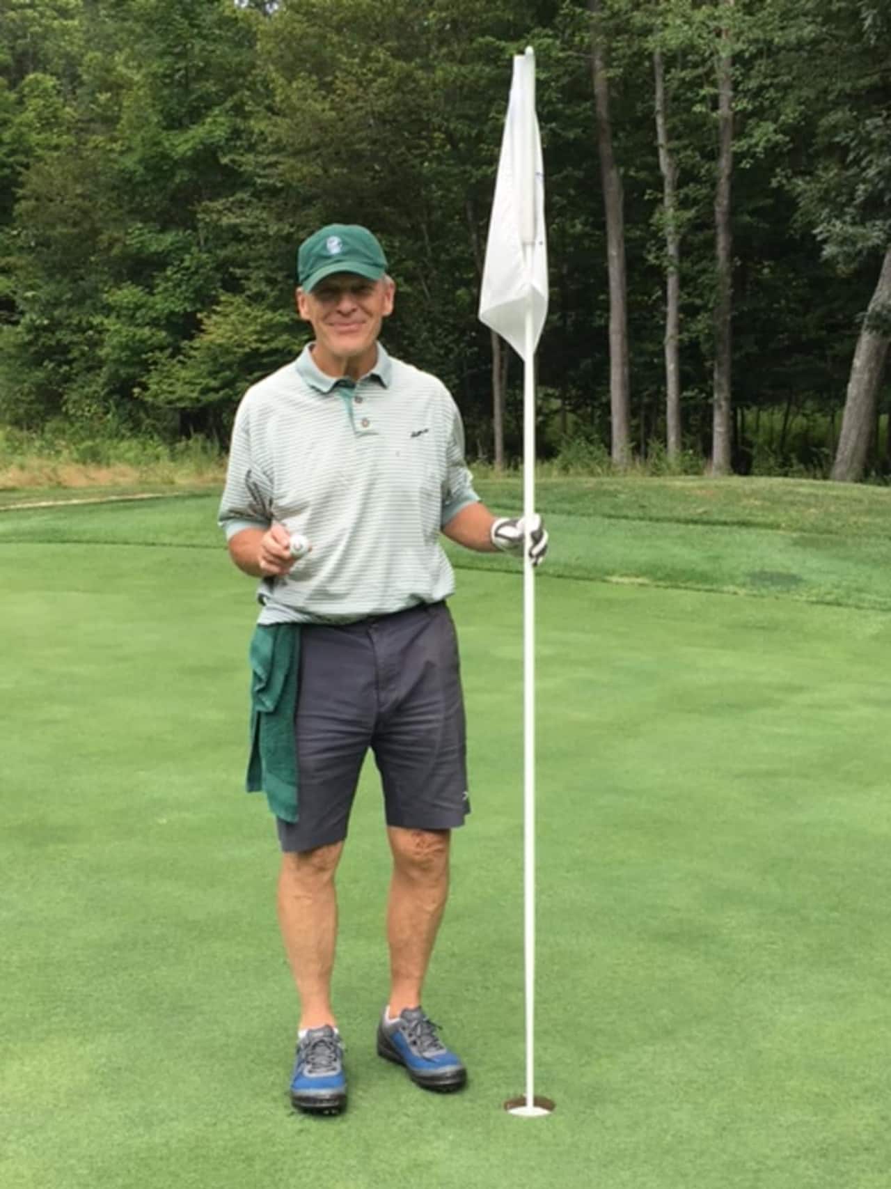One year after shoulder replacement surgery, Greenwich resident James Dean scored a hole-in-one.