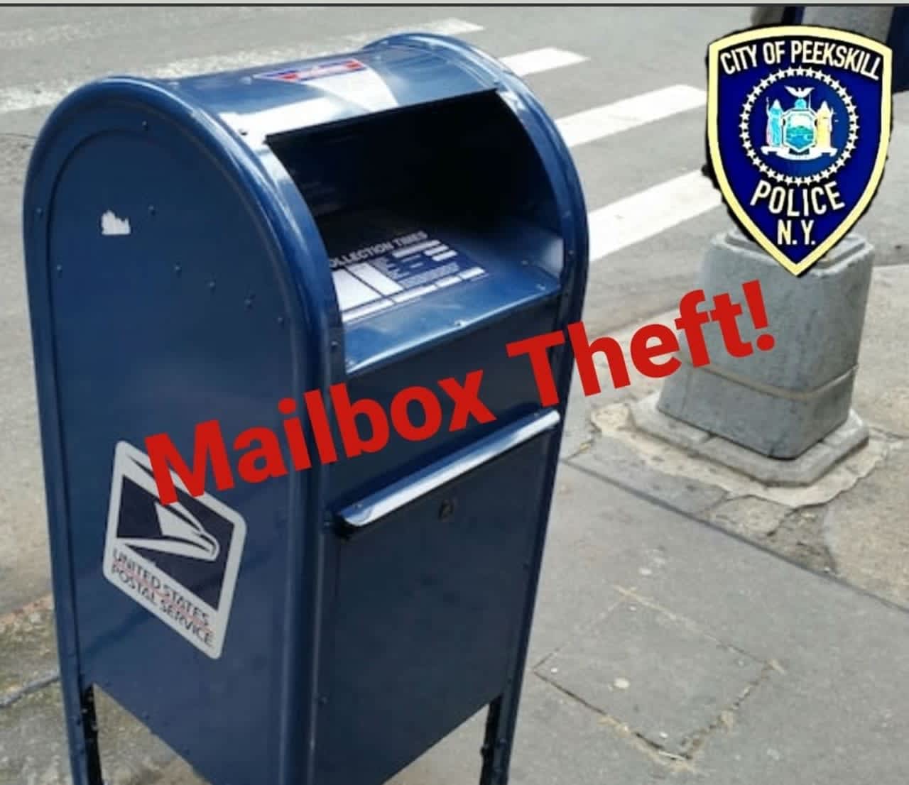 The Peekskill Police Department is investigating after checks were stolen from a US Postal Service mailbox.