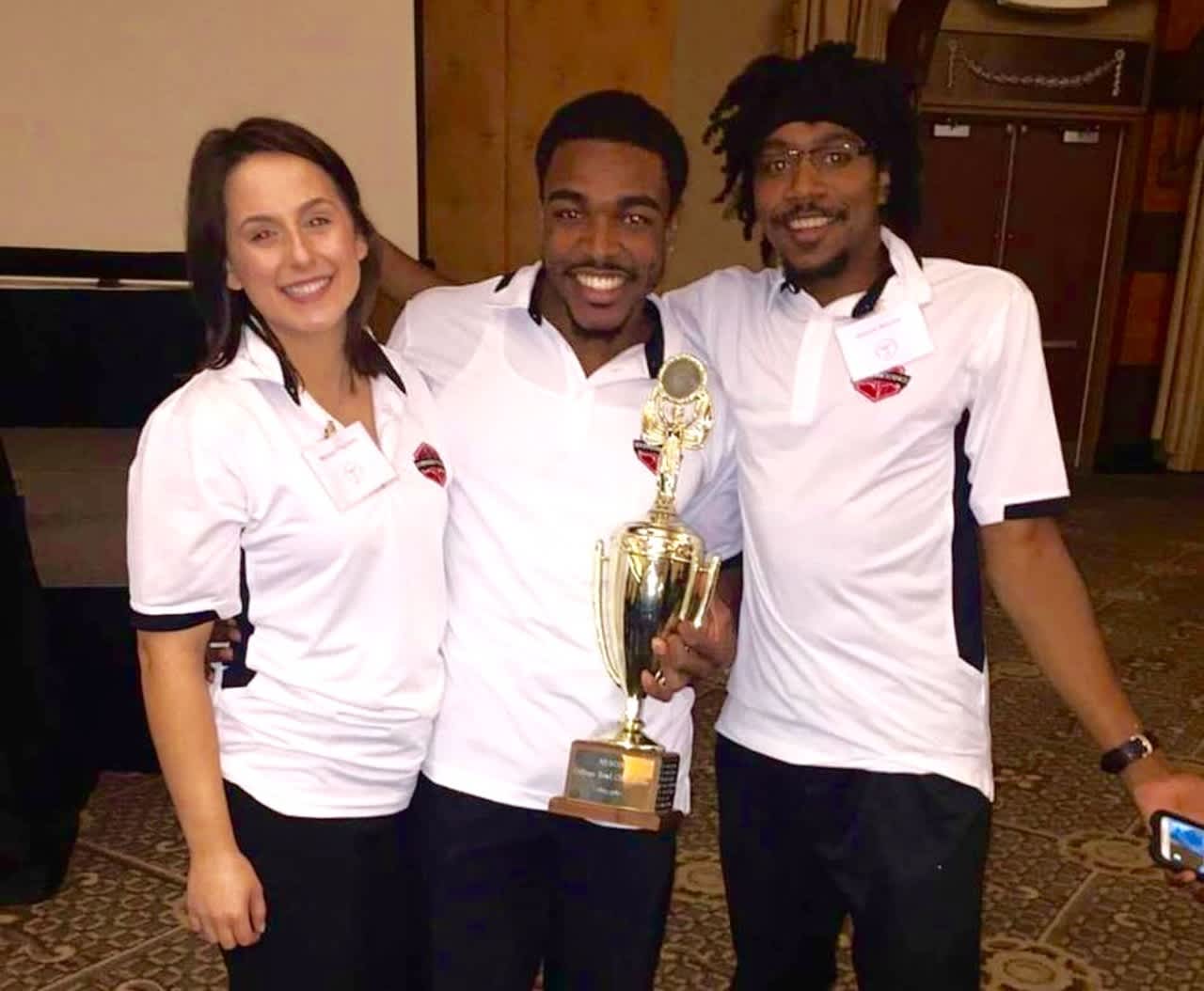 NCC students Melissa D’Agostino, Andre Aiken and Antoine Steward recently won the American College of Sports Medicine’s North East Regional College Bowl Competition. They will compete in the national college bowl in May.