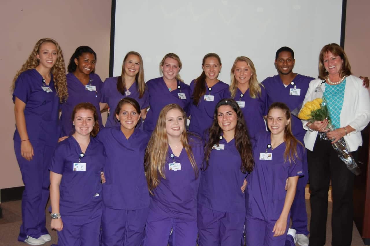 Nurse interns were honored last week by White Plains Hospital as thanks for their summer service.