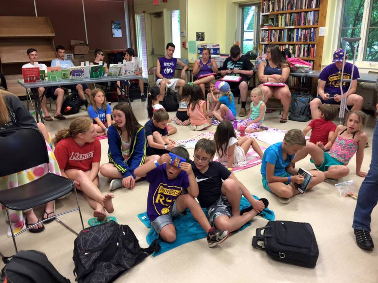 Starr Library hosts a Rhinebeck Rec Camp program on composting last week.