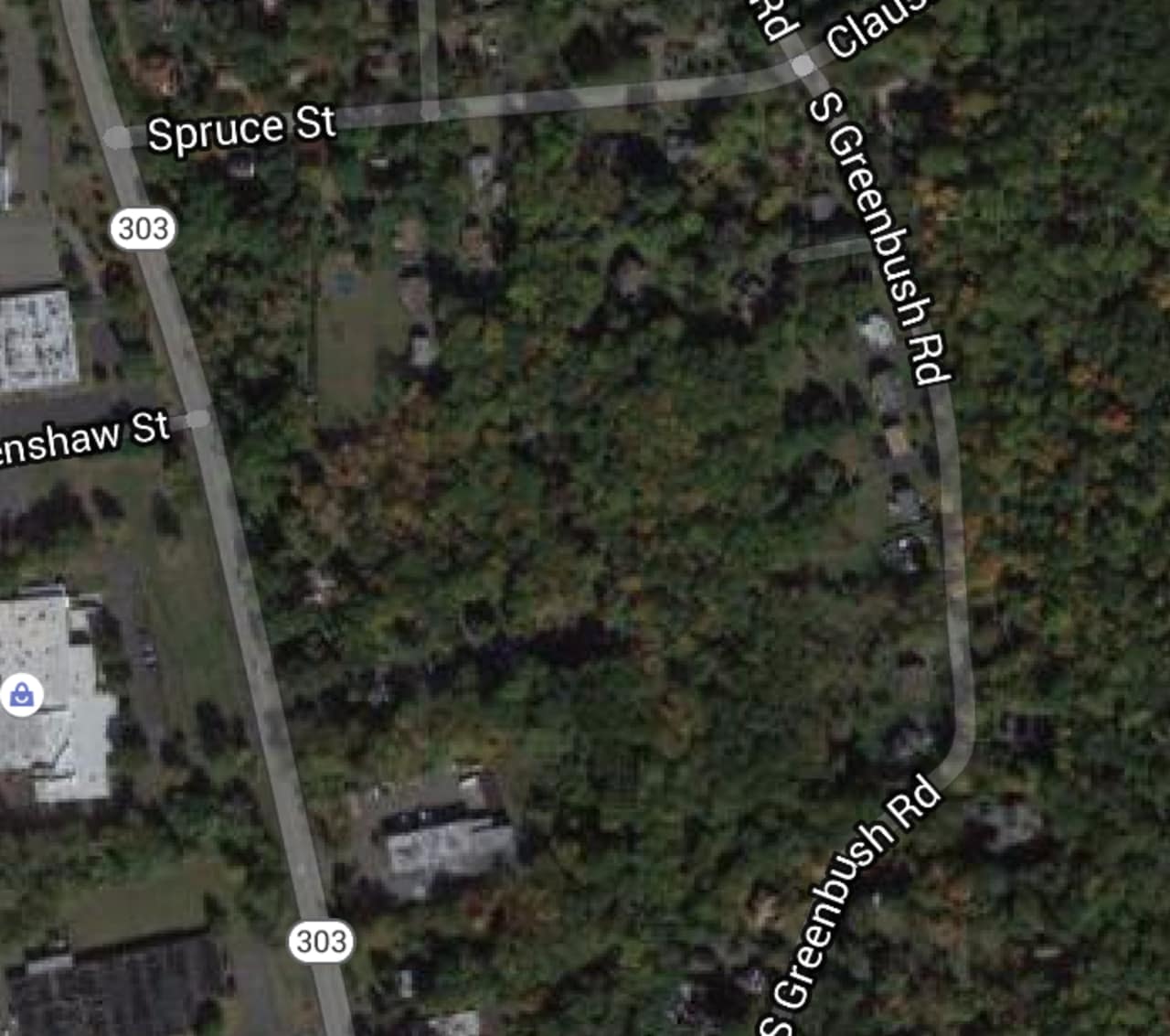 The closure is between Spruce Street and Route 303.