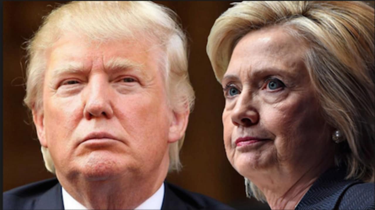 In a national poll released Wednesday, Hillary Clinton has a small lead over Donald Trump.