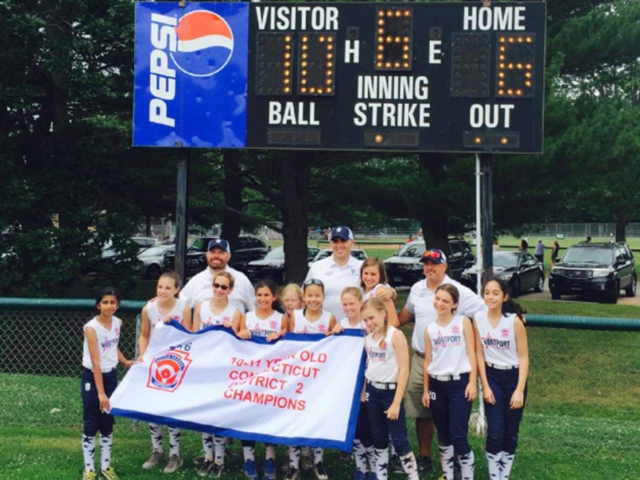 The Westport 11-year-old softball team captured the state championship.