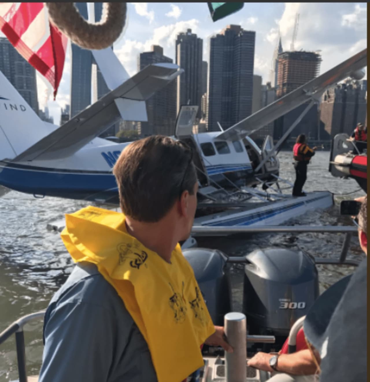 TV creator Bill Lawrence was among 10 aboard a single-engine Cessna operated by a Westchester-based air service that went down in the East River Friday evening.