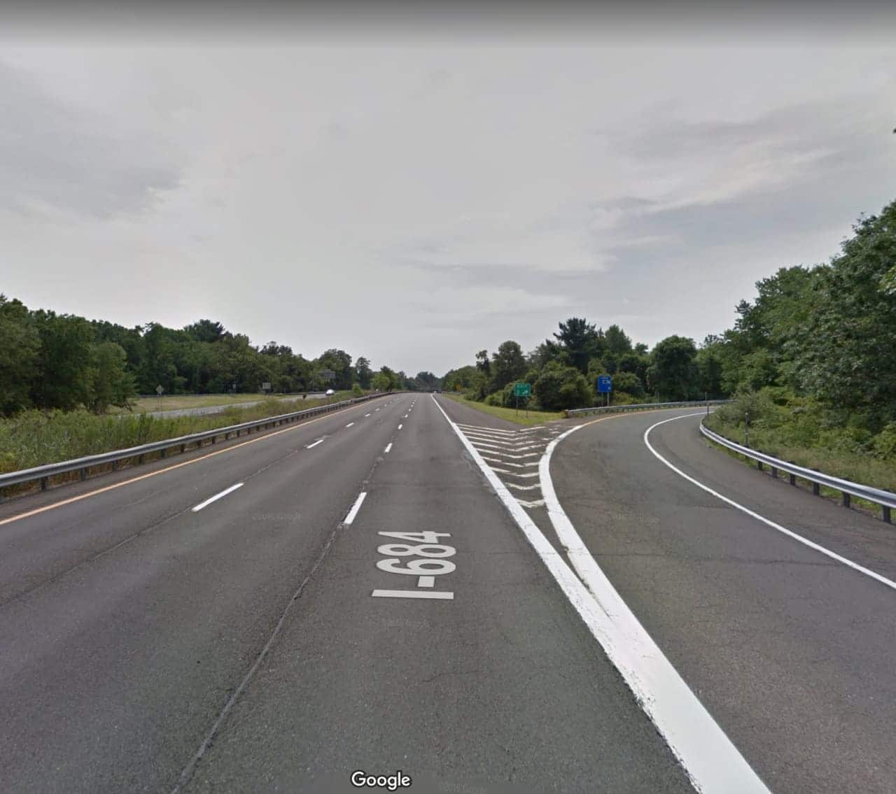 There will be lane closures on I-684 beginning at Exit 3.
