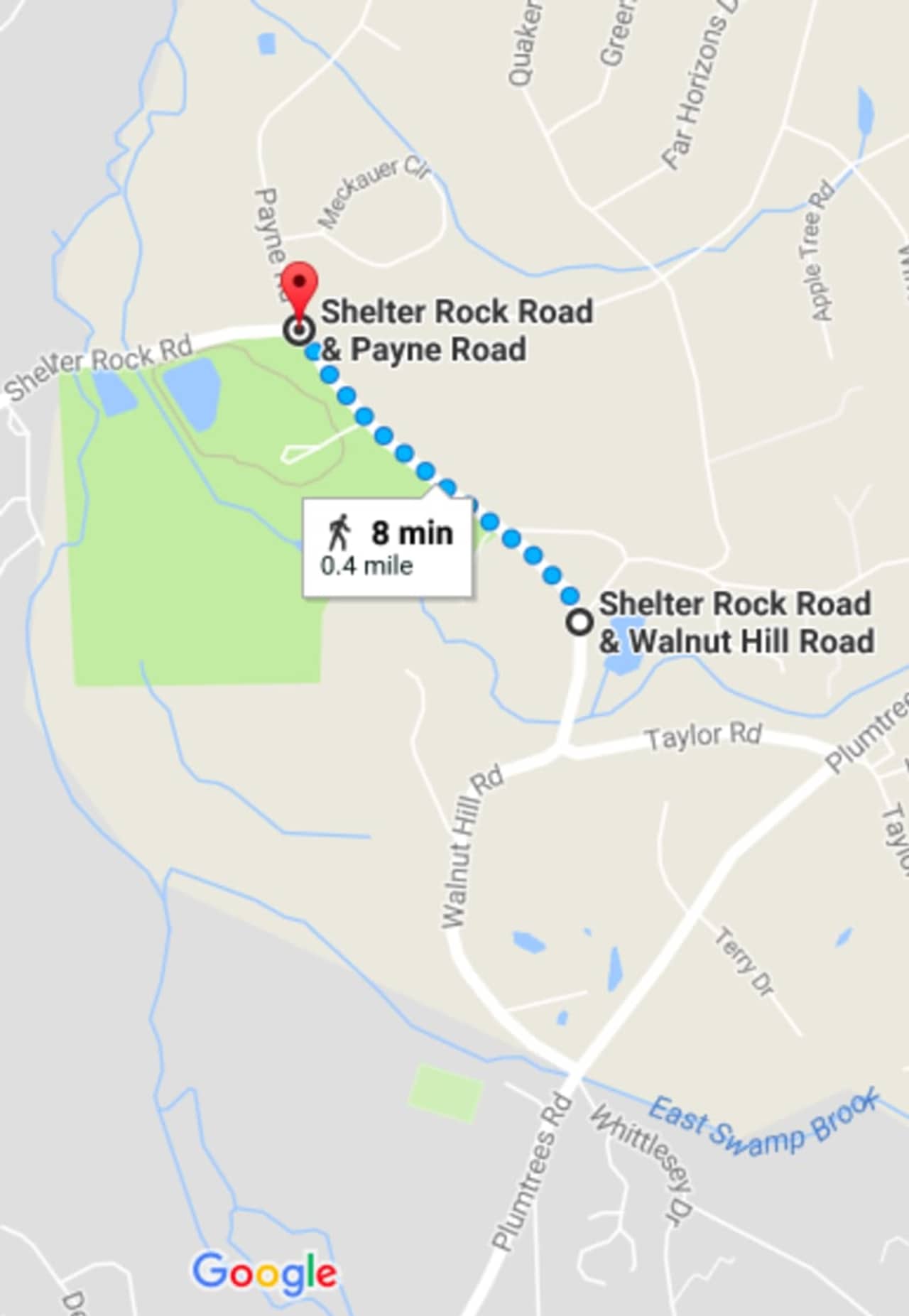 Shelter Rock Road will be closed near Meckauer Park in Bethel starting Monday.