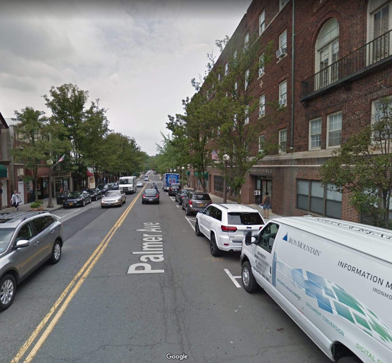 A man allegedly exposed himself to a woman walking on Palmer Avenue in Bronxville.