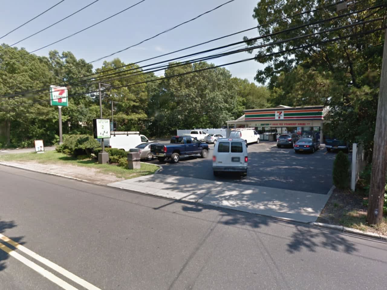 A woman robbed 7-Eleven on Peconic Street in Ronkonkoma at knifepoint, police said.