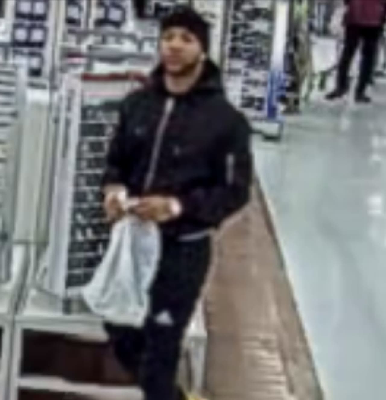 The thief used the stolen credit cards at the Walmart in Secaucus, police said.