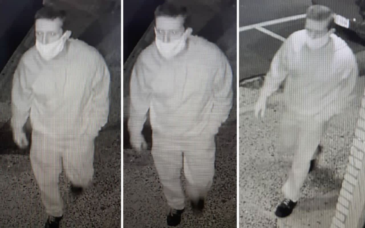 A man is wanted for stealing cash from a Chinese restaurant after breaking in on Long Island.