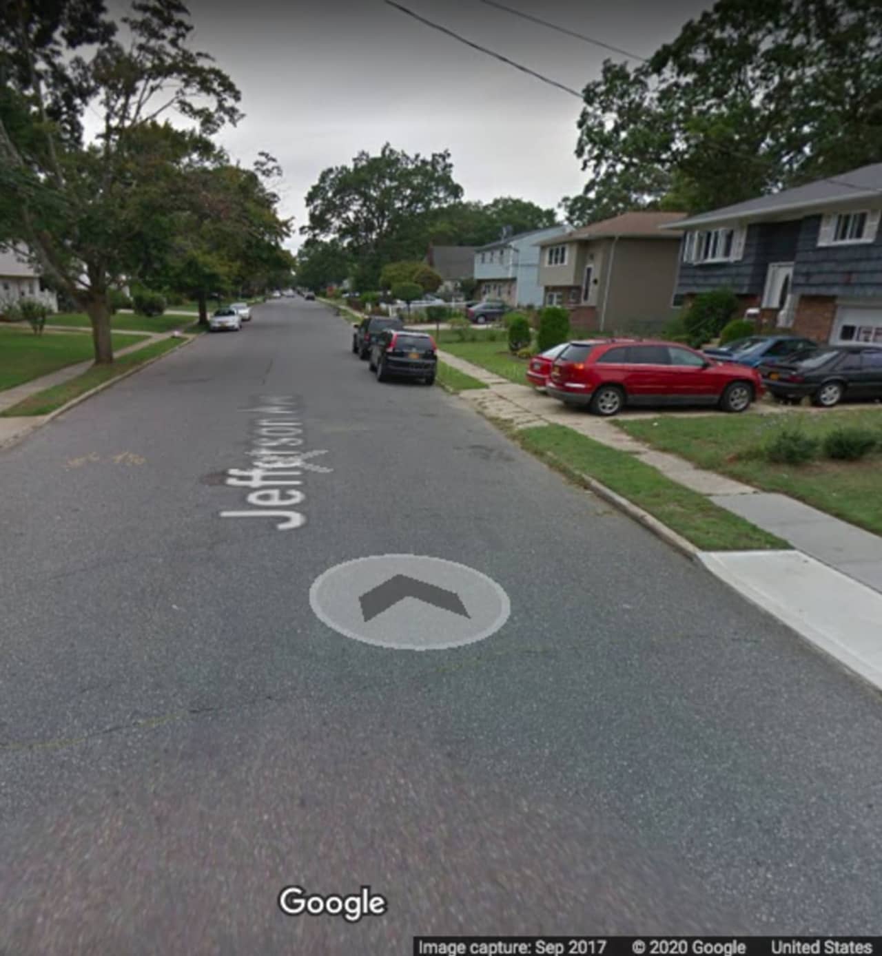 The area where the shooting happened in North Amityville.