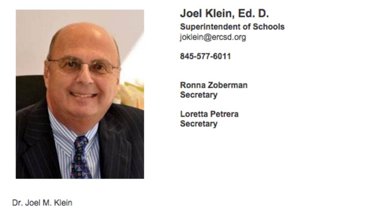 East Ramapo Central School District Superintendent Joel Klein has resigned.