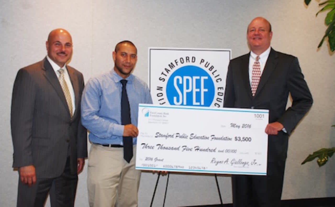 First County Bank has granted the Stamford Public Education Foundation $3,500.