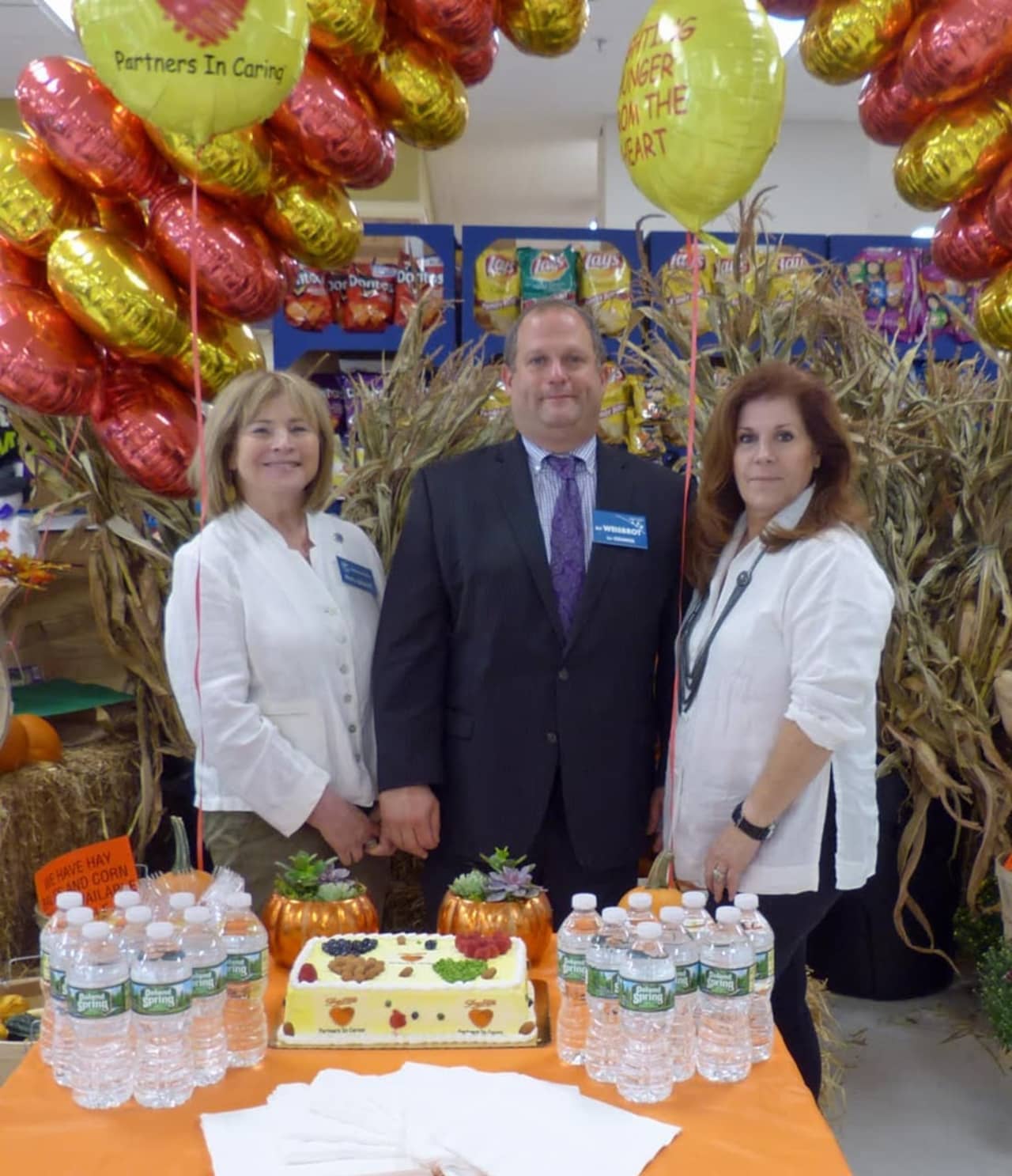 Shown at the New Milford ShopRite are, from left, Councilwoman Hedy Grant, Ari Weisbrot, and Councilwoman Thea Sirocchi-Hurley.