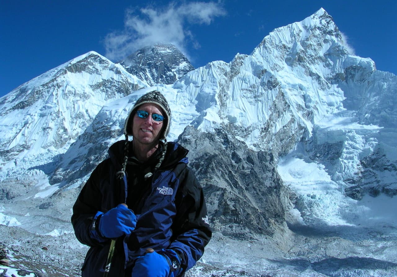 Westport's David Schachne recently published a book on his 2004 hiking excursion in The Himalayas.