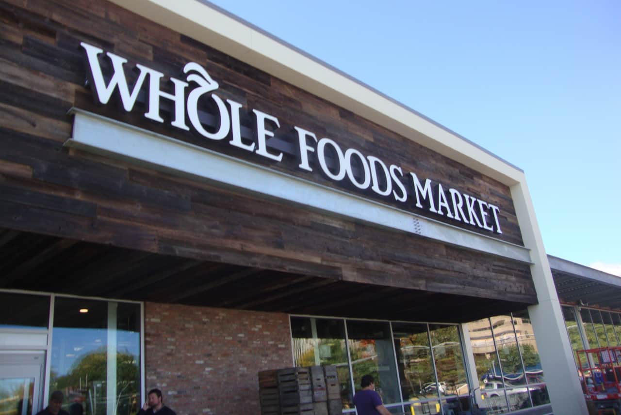 The Whole Foods is located in the shopping center at 575 Boston Post Road in Port Chester.
