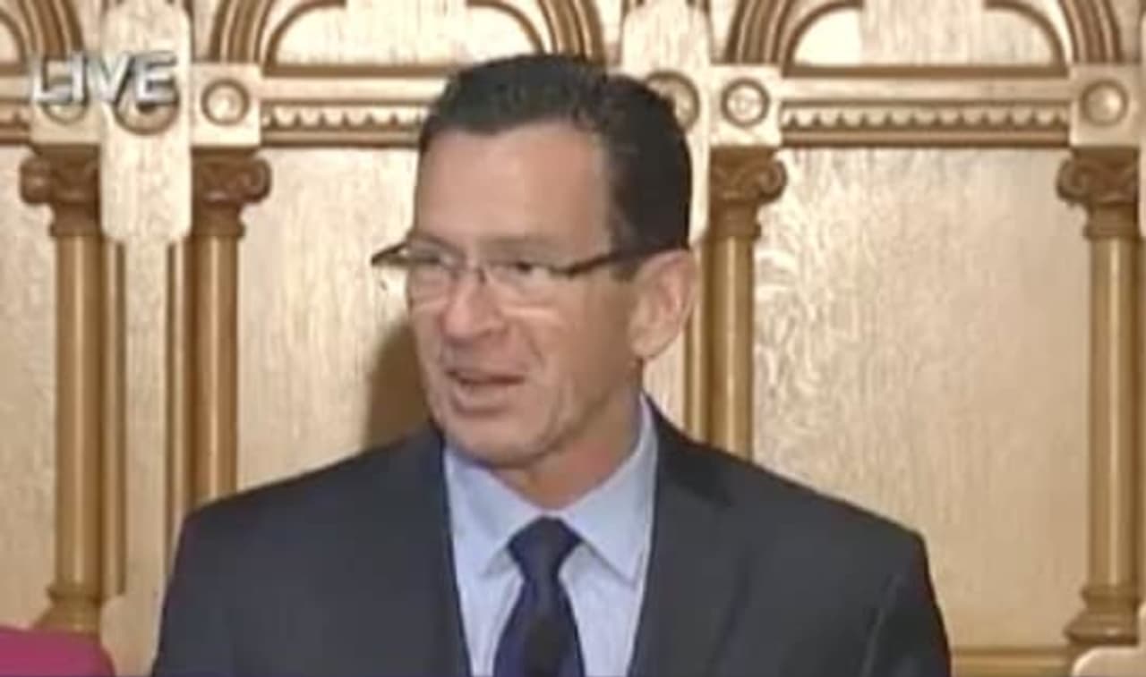 Gov. Dannel Malloy announced the $696,000 in federal funds to assist homeless veterans. 