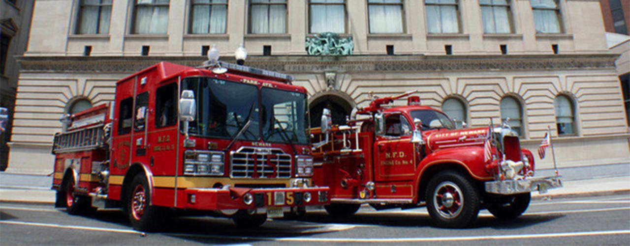 A cooking mishap started a small fire in Newark and left a man injured, officials said.