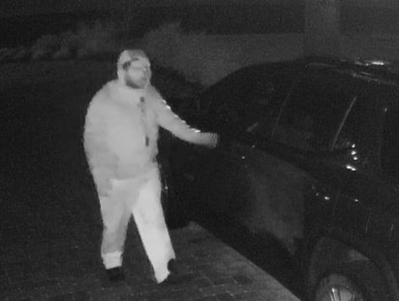 Man suspected of stealing cash from unlocked car parked on Grassy Pond Drive on Saturday, May 4 around 3 a.m.
