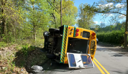Two Drivers Injured During Crash Involving School Bus, Car In Hudson Valley, Police Say