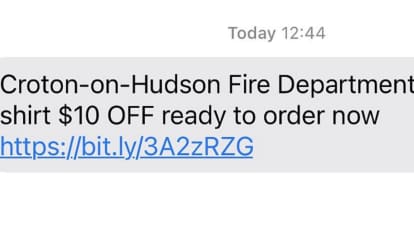 Don't Fall For It: Northern Westchester Fire Department Issues Alert About Scam Messages