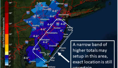 SNOW: New Projections For Friday's NJ Storm Released