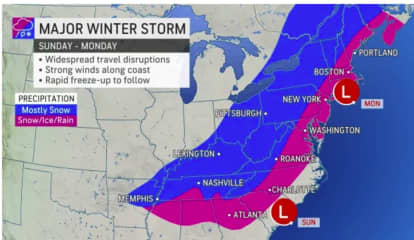 Chances Increase For Major Storm: Here Are First Projected Snowfall Totals
