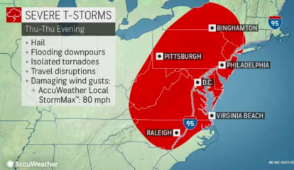 Tornados Not Ruled Out As Thunderstorms With 60 MPH Winds Head To Northeast