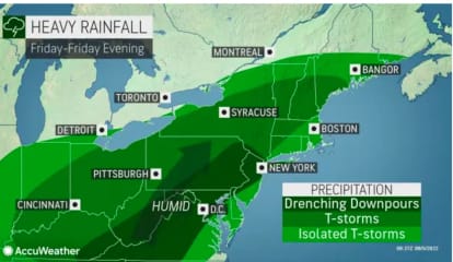 Widespread Round Of Storms Will Bring Gusty Winds, Drenching Downpours To Region