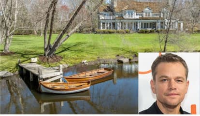 Take A Look Inside Matt Damon's Newly Purchased $8.5M Hudson Valley Estate