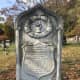 Civil War headstone of D. Colden Ruggles in Oak Hill Cemetery.