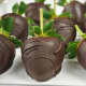 Chocolate covered strawberries at The Chocolate Box in Hawthorne.