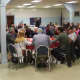 Guests fill the Pompton Lakes VFW building.