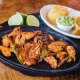 Fajitas come out sizzling at Zapata Mexican Restaurant SONO newly opened in South Norwalk.