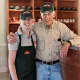 The father/daughter duo behind Zoe's Ice Cream Barn in Lagrangeville: Bob and Katie Ferris.
