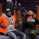 Desus, left, and Mero on The Tonight Show Starring Jimmy Fallon.