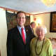 State Assemblyman David Buchwald with LWVNEW President Susan Auslander.