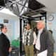 State Sen. David Carlucci tours Ramapo High School with school officials recently to look over the leaky roof. The lawmaker said that $1 million has been found to make repairs there.