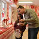 Westchester County Executive Rob Astorino and his daughter, Ashlin, check out the entries inn the Valentine's cookie bake-off at the North Salem Volunteer Ambulance Corps Sunday.