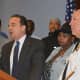 Bridgeport Mayor Joe Ganim, second from left, and Police Chief AJ Perez will hold a press conference Thursday evening to discuss recent violence in the city.